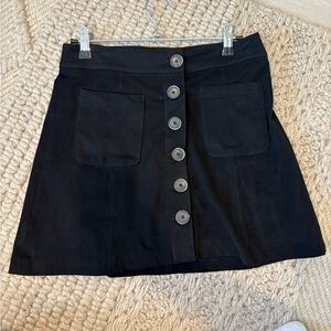 Zara Faux Suede Skirt